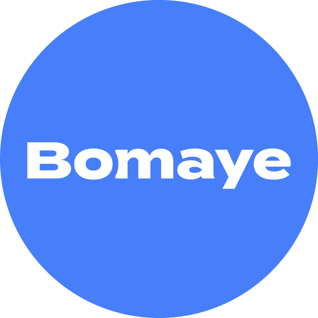 Bomaye logo typographique PNG